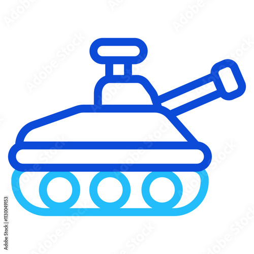 Tank Duoline Icon