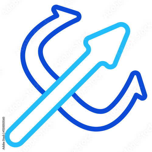 Trident Duoline Icon