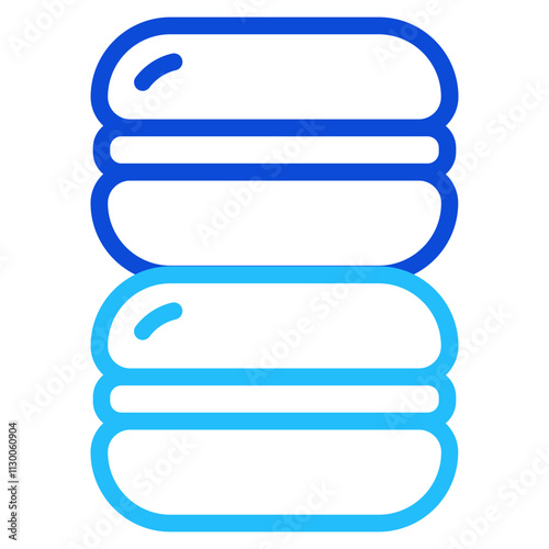 Macaron Duoline Icon