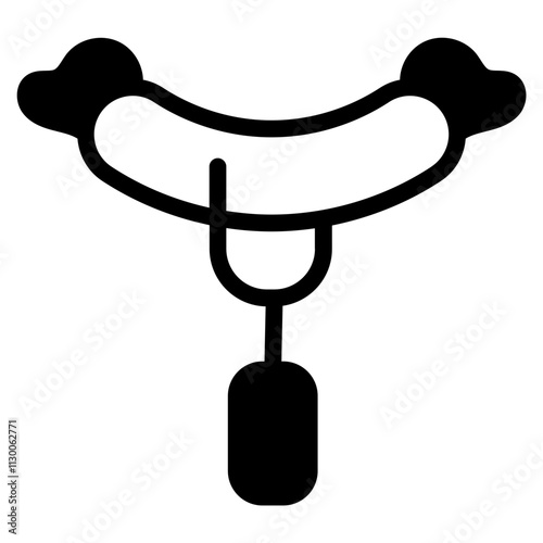Sausage Glyph Icon