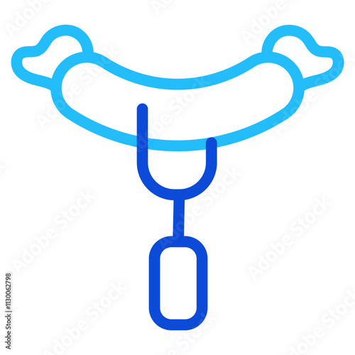 Sausage Duoline Icon