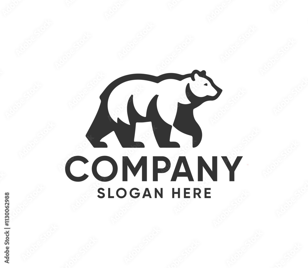 Obraz premium bear logo