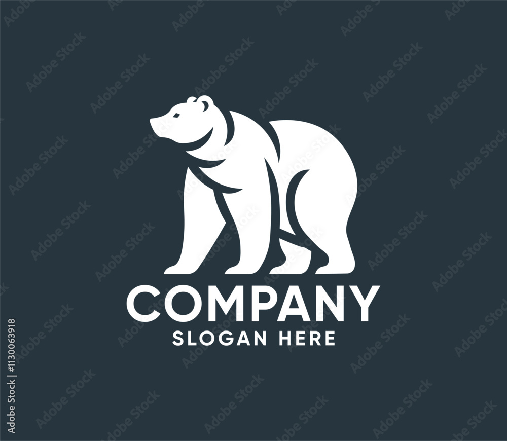 Obraz premium bear logo