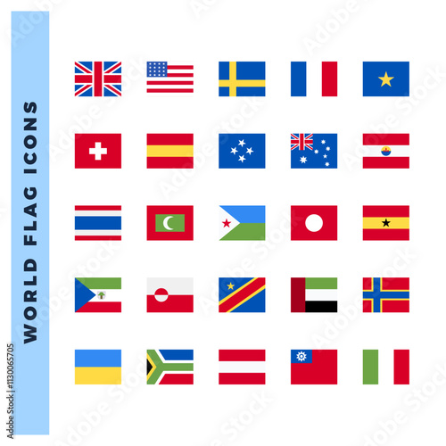 25 World Flags Square. icons Pack. vector illustration. Free Download 25 World Flags Square. icons Pack. vector illustration. - GFXLoad