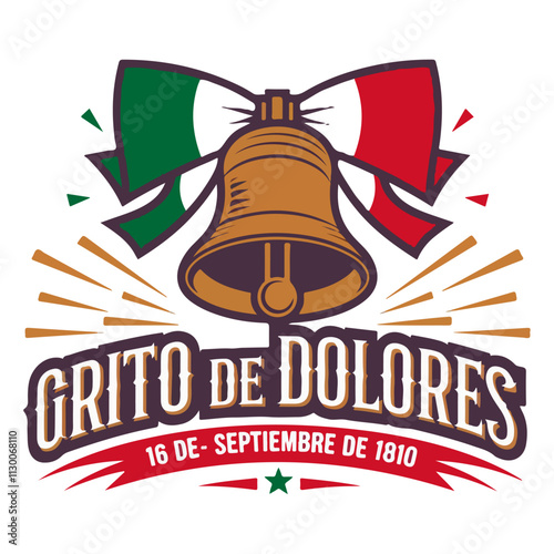 Grito de Dolores Bell Logo Design
