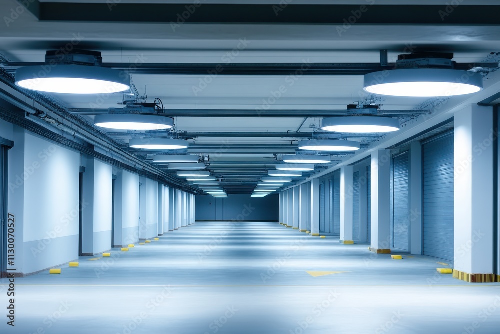 Fototapeta premium Eco friendly LED lighting solutions for efficient power usage