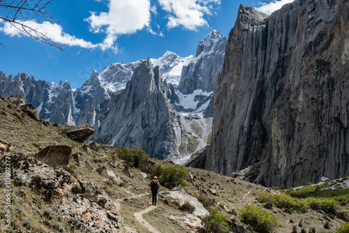 Trekking in the beautiful Nangma Valley (Yosemite of Pakistan), Kanday, Baltistan, Pakista