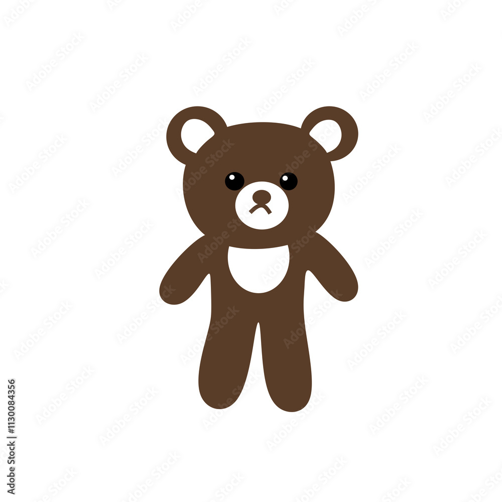 Obraz premium teddy bear doll vector illustration
