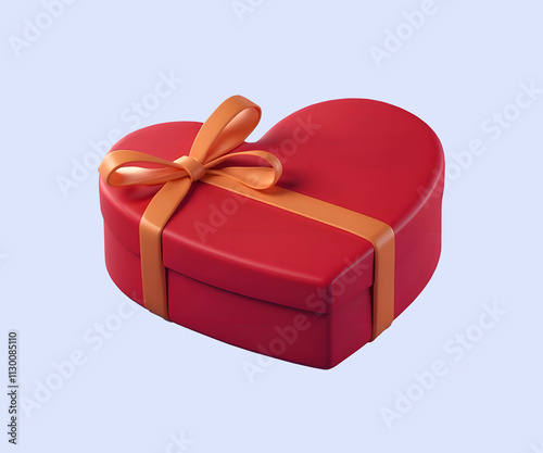 3D Love Gift Box icon design
