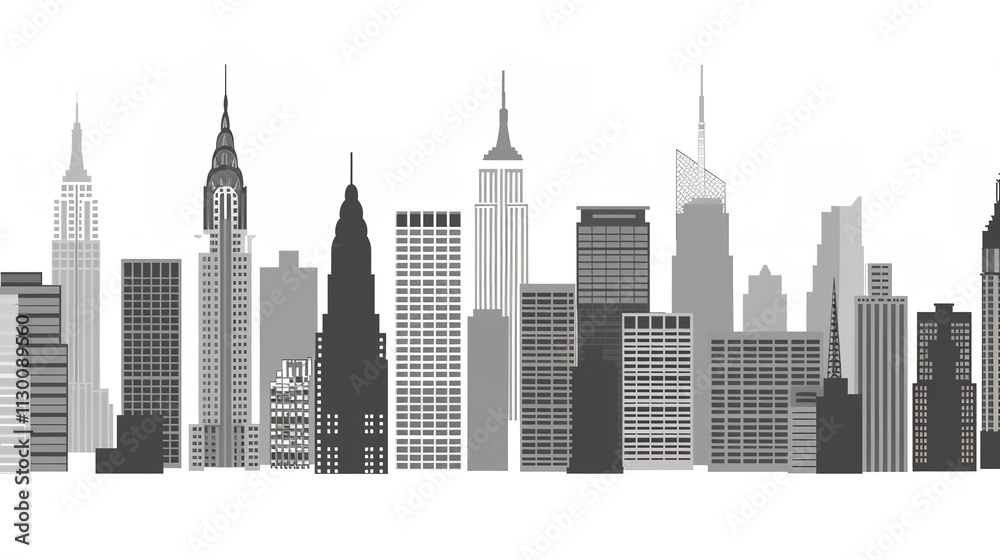 Fototapeta premium Architectural City Building Background