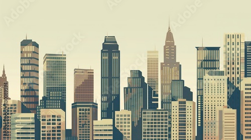 Architectural City Building Background