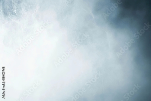 Foggy sky with muted gray tones, creating an ethereal, soft background