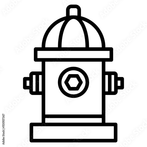 hydrant single icon