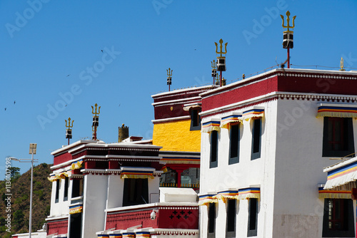 Wudang Lama Temple, Baotou, Inner Mongolia, China photo