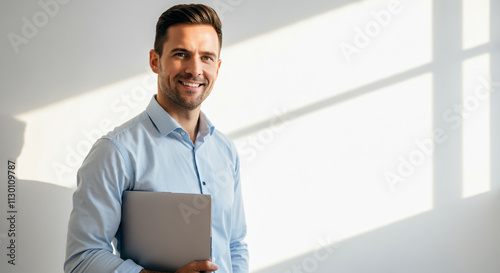 A smiling professional man ...