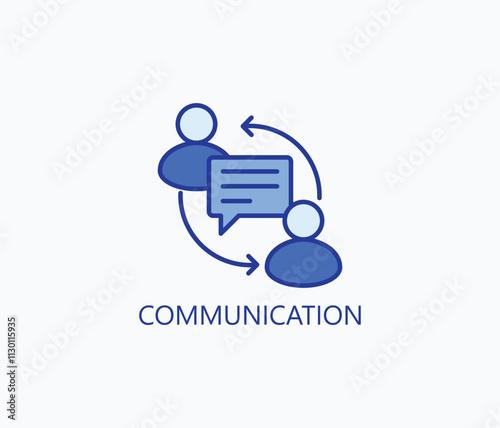 Communication vector, icon or logo sign symbol illustration 