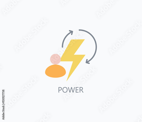Power Vector, Icon Or Logo Sign Symbol Illustration 