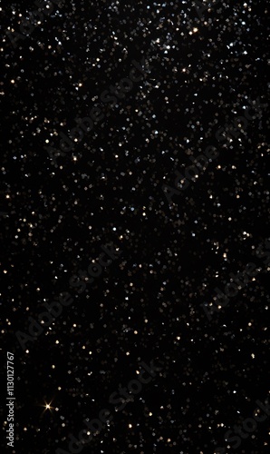Black glitter background with Sparkle