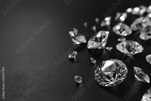 diamond on white background