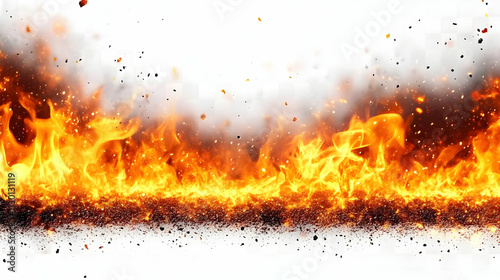 Fiery Inferno: Burning Embe...