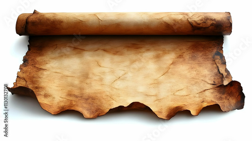 empty old scroll, parchment