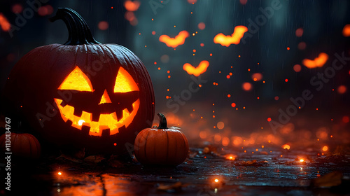 Spooky Jack-o'-Lanterns Glo...