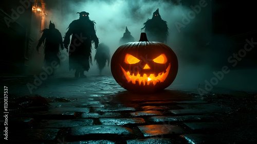 Spooky Figures Follow Jack-...