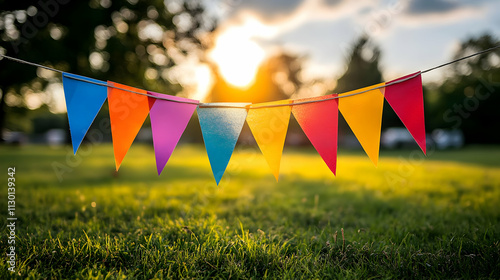 Colorful Bunting Flags Deco...