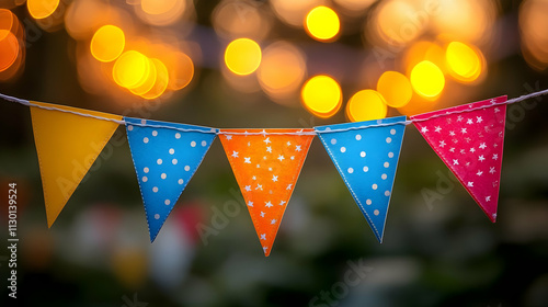 Colorful Bunting Flags Cele...