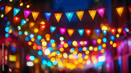 Colorful Festive Lights Dec...