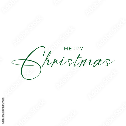 A festive and joyful vector illustration featuring a "Merry Christmas" text design, perfect for the holiday season. This design combines the magic of Christmas with the excitement of the New Year.
