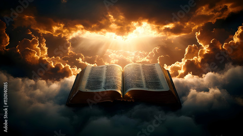 Open Book of Scriptures in ...