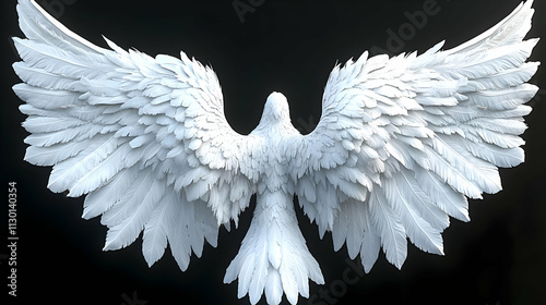 Majestic White Wings: A 3D ...