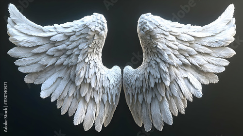 Majestic White Wings: Angel...