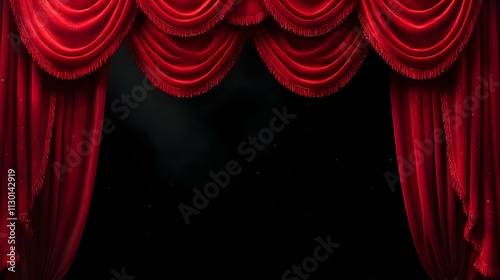 Red Velvet Curtains: Stage ...