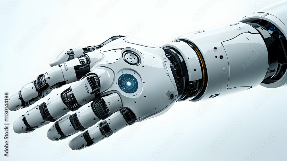 Fototapeta premium Advanced Robotic Hand: Design, Mechanics, and Future