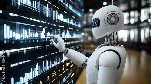 Robot Analyzes Data Efficie...