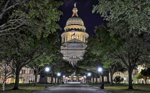 State of Texas Capitol building, south side entrance.