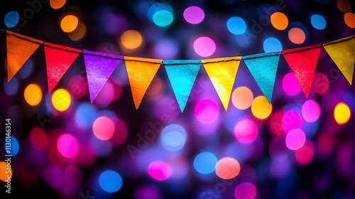 Colorful Bunting Flags Cele...