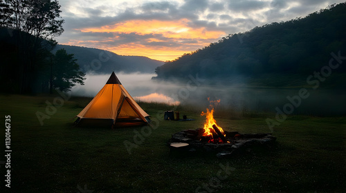 Campfire & Tent Serenity: S...