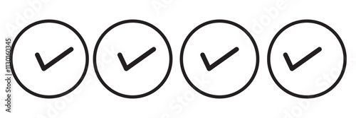 Free Download checkbox icon. Thin, Light Regular And Bold style design isolated on white background - GFXLoad