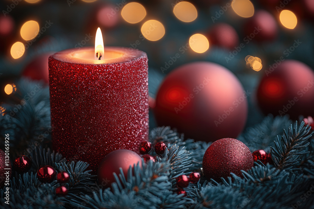 Elegant Christmas Candle Arrangement Elegant Christmas Candle Arrangement