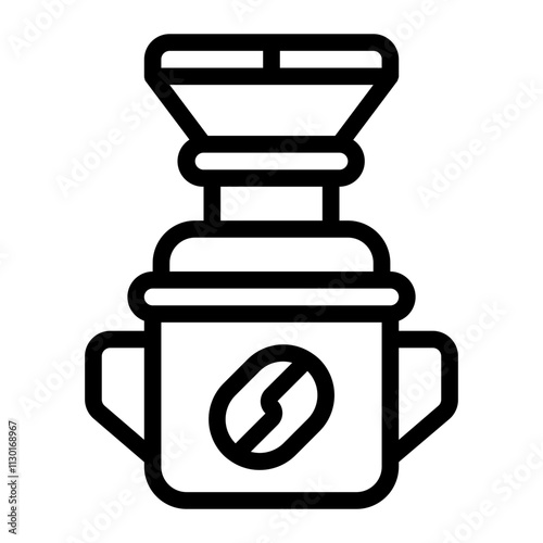 Aeropress Line Icon