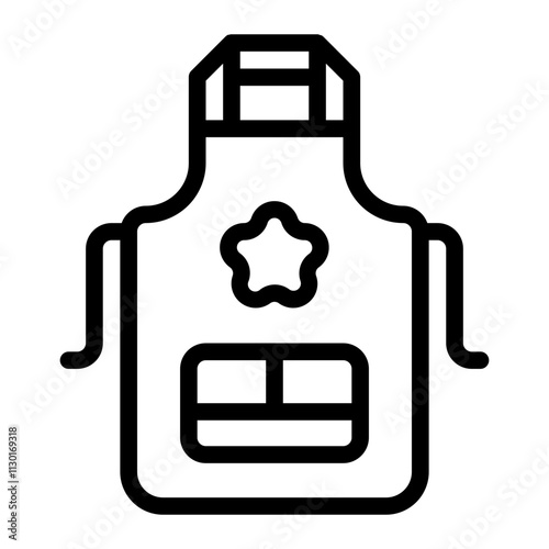 Apron Line Icon