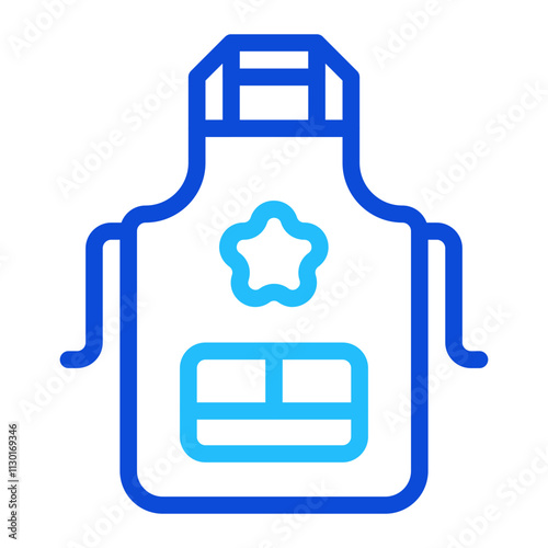 Apron Duoline Icon