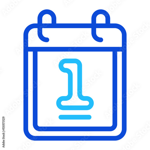 Calendar Duoline Icon
