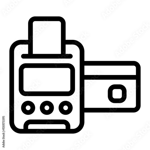 Card Payment Line Icon