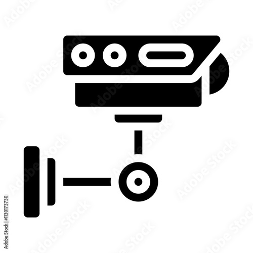 Cctv Camera Solid Icon