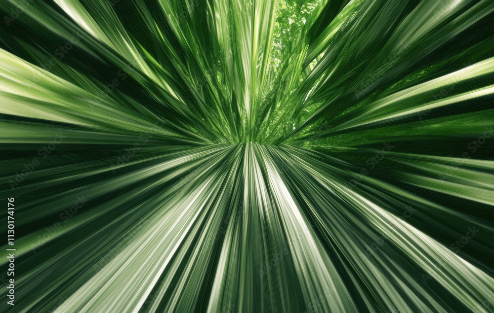 Obraz premium 緑の葉が放つ光の美しさと自然の息吹を感じる瞬間