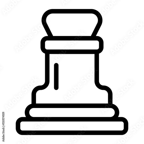 Chess Line Icon